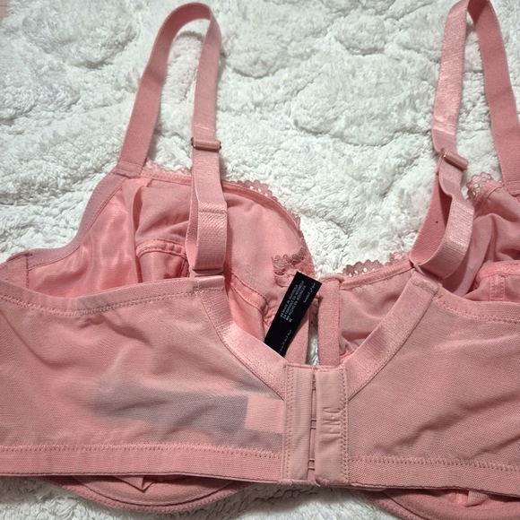 INC International Concepts Pink Underwire Lace Bra..:Size:38 DDD - Picture 5 of 8